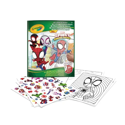CRAYOLA ALBUM DA COLORARE CON STICKER SONIC 32...
