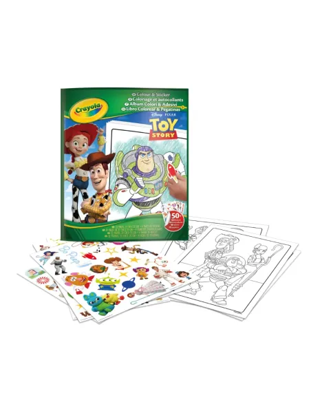 CRAYOLA ALBUM DA COLORARE CON STICKER SONIC 32 PAGINE (04-0898)