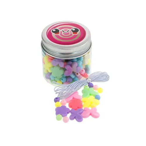 NICE PERLINE ABC CANDY BEADS BARATTOLO A...