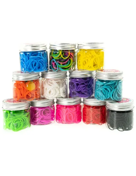 NICE ELASTICOLOR MULTICOLOR BANDS BARATTOLO ELASTICI CON CHARM (03007)