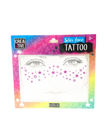 NICE CREATIVE STAR FACE TATTOO STELLINE E LENTIGGINI ADESIVE (02604)