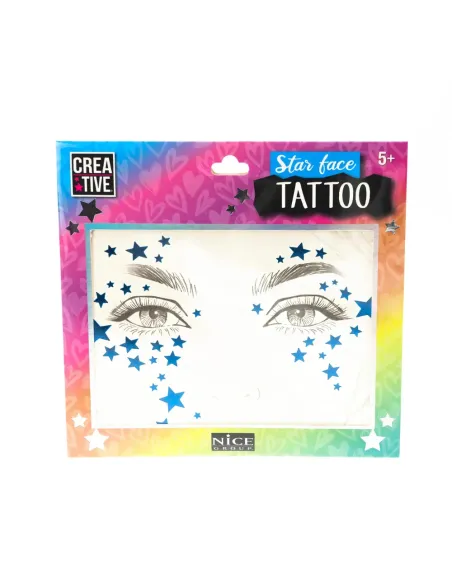 NICE CREATIVE STAR FACE TATTOO STELLINE E LENTIGGINI ADESIVE (02604)