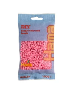 HAMA BEADS PERLINE MIDI DA STIRARE 1000 PEZZI ROSA (207-06)