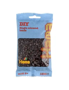HAMA BEADS PERLINE MIDI DA STIRARE 1000 PEZZI MARRONE...