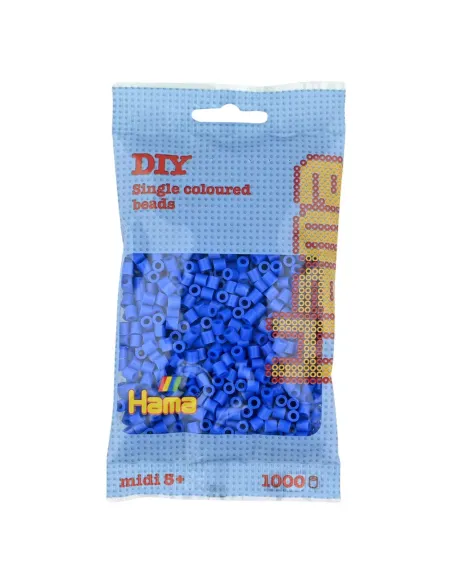 HAMA BEADS PERLINE MIDI DA STIRARE 1000 PEZZI AZZURRO (207-09)