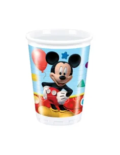 BICCHIERI IN PLASTICA TOPOLINO 200 ML 8 PEZZI (81509)