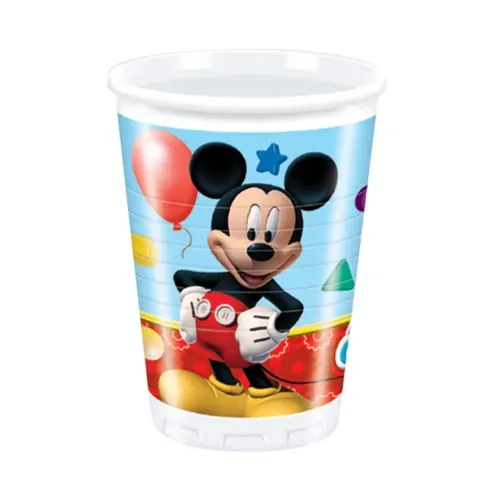 BICCHIERI IN PLASTICA TOPOLINO 200 ML 8 PEZZI...