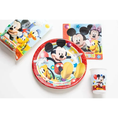 BICCHIERI IN PLASTICA TOPOLINO 200 ML 8 PEZZI...
