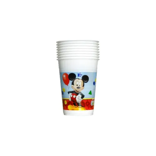 BICCHIERI IN PLASTICA TOPOLINO 200 ML 8 PEZZI...