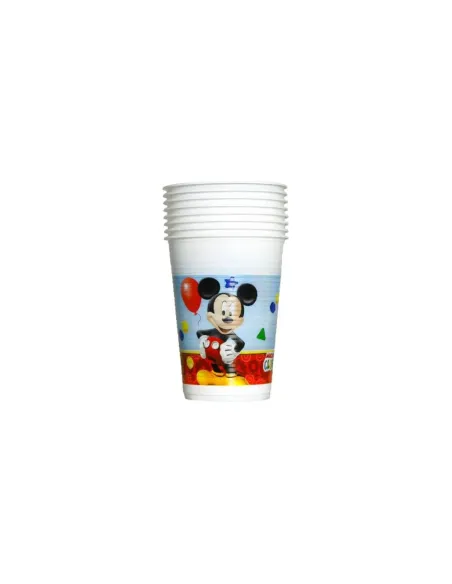 BICCHIERI IN PLASTICA TOPOLINO 200 ML 8 PEZZI (81509)