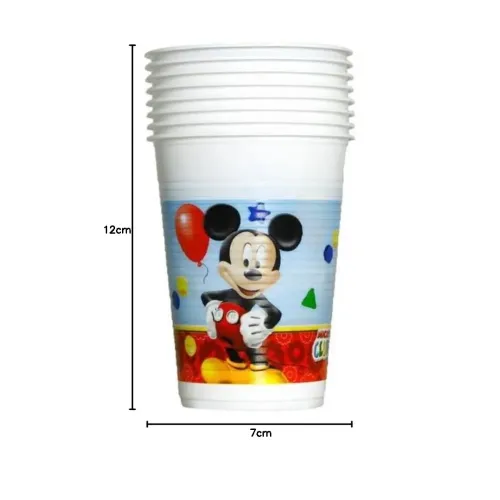 BICCHIERI IN PLASTICA TOPOLINO 200 ML 8 PEZZI...