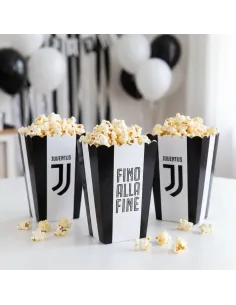 CONTENITORI POPCORN JUVENTUS 4 PEZZI (6B600001)