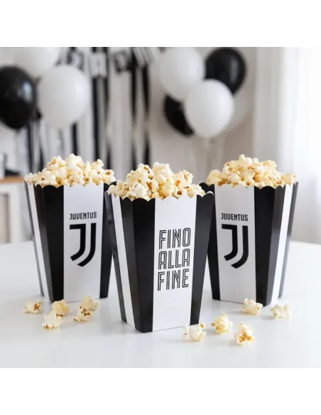 CONTENITORI POPCORN JUVENTUS 4 PEZZI (6B600001)