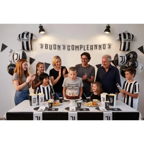 CONTENITORI POPCORN JUVENTUS 4 PEZZI (6B600001)