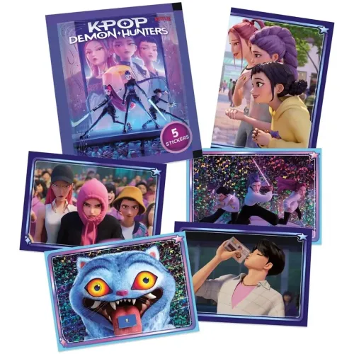 K-POP DEMON HUNTERS ADESIVI ECO BLISTER 5...