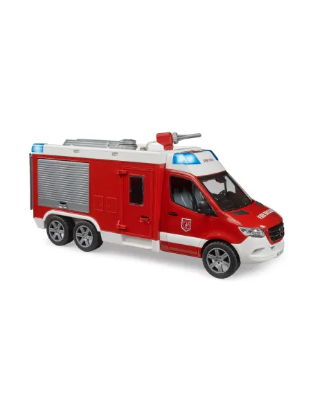 BRUDER AUTOPOMPA VIGILI DEL FUOCO MB SPRINTER LUCI E SUONI (02680)