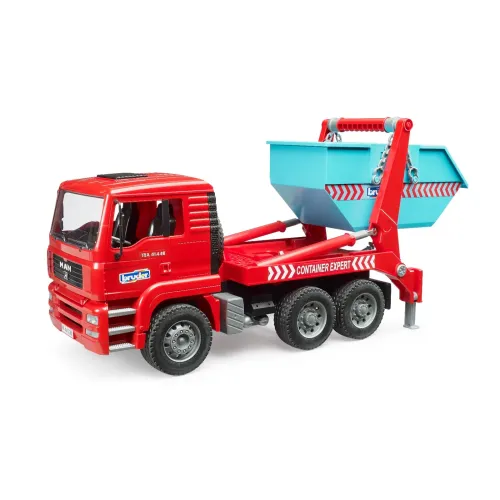BRUDER CAMION MAN TGA CON CASSONE SCARRABILE...