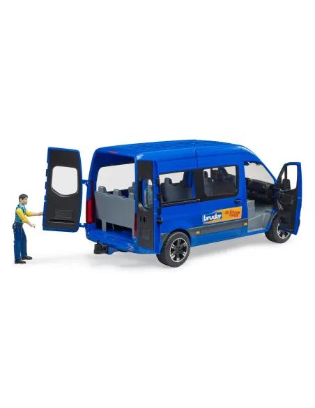 BRUDER PULMINO MERCEDES-BENZ SPRINTER TRANSFER CON AUTISTA (02681)