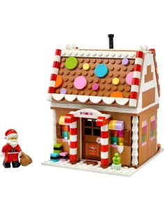 LEGO CASA DI PAN DI ZENZERO FESTIVA CON BABBO NATALE (40809)