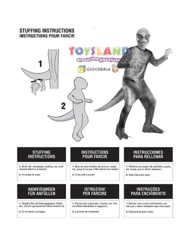 COSTUME VELOCIRAPTOR M (641180-M)