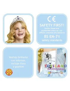COSTUME PRINCIPESSA BLU M (301629-M) 2
