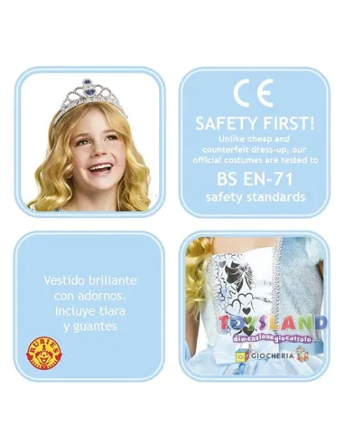 COSTUME PRINCIPESSA BLU M (301629-M)