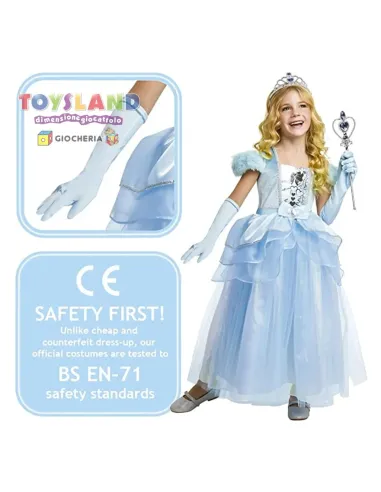COSTUME PRINCIPESSA BLU M (301629-M)