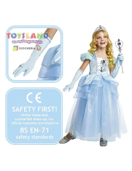 COSTUME PRINCIPESSA BLU M (301629-M)
