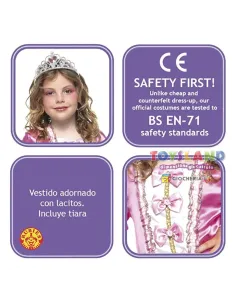 COSTUME PRINCIPESSA FUCSIA S (S8034-S) 2