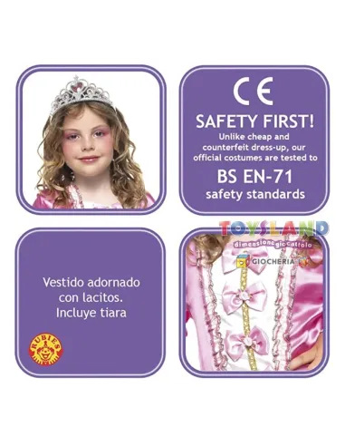 COSTUME PRINCIPESSA FUCSIA S (S8034-S)