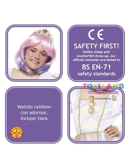 COSTUME PRINCIPESSA ARCOBALENO M (S8030-M)