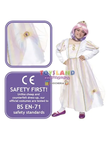 COSTUME PRINCIPESSA ARCOBALENO M (S8030-M)