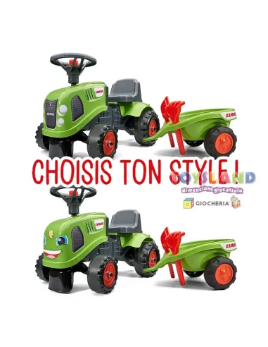 TRATTORE CLASS BABY+RIMORCHIO (212C)