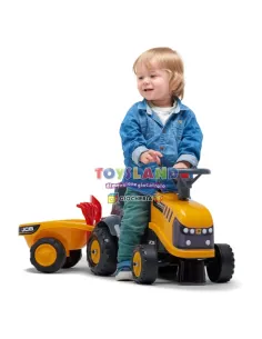 TRATTORE JCB BABY+RIMORCHIO (215C) 2