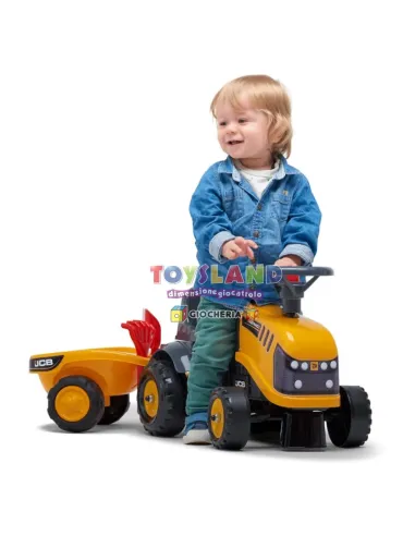 TRATTORE JCB BABY+RIMORCHIO (215C)