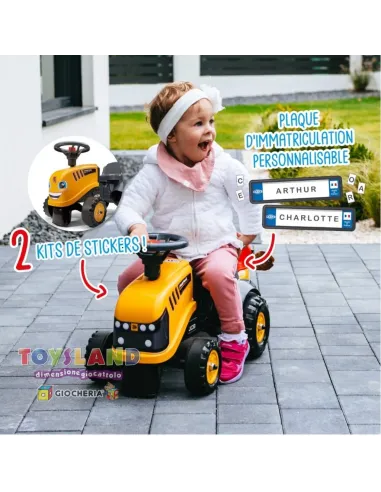 TRATTORE JCB BABY+RIMORCHIO (215C)