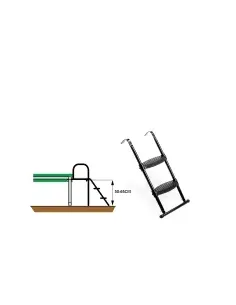 EXIT Scala per trampolino altezza 50-65 cm 2
