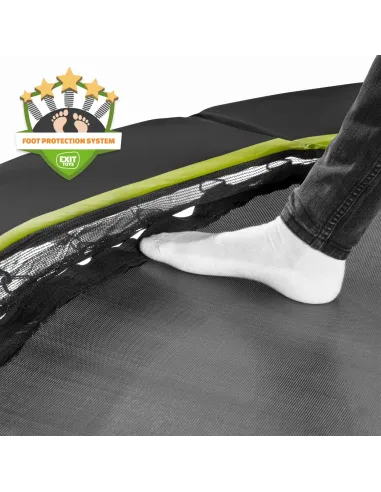 EXIT Trampolino Silhouette DA TERRA ø244cm con...
