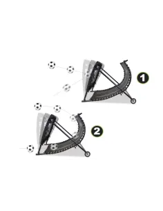 EXIT Rete da calcio per rimbalzo 124x90cm 2