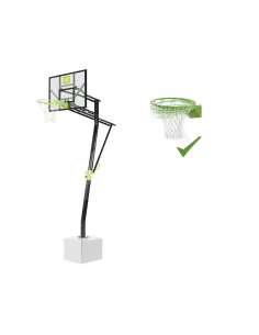 EXIT Canestro Basket "Galaxy" con  base e cerchio flex -...