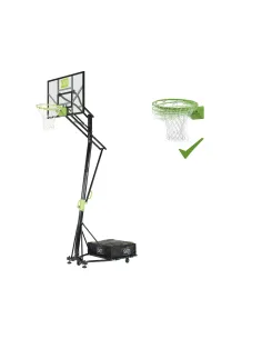 EXIT Canestro Basket Galaxy con ruote  e cerchio flex -...