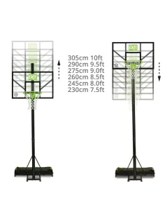 EXIT Tabellone da Basket portatile "Comet"  - Verde/ Nero 2