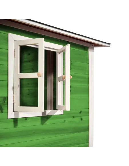 EXIT Casetta in legno  "Loft 100"  - Verde Ingombro 140,5x149x160