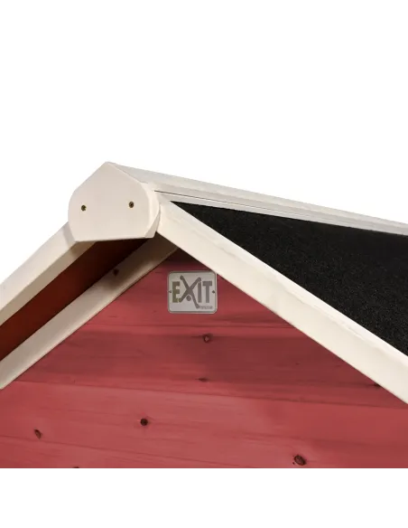 EXIT Casetta in legno  "Loft 100"  - Rossa Ingombro 140,5x149x160