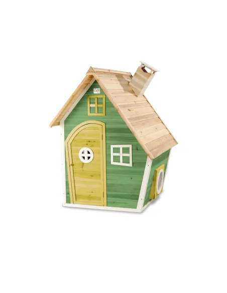 EXIT Casetta in legno "Fantasia 100"  - Verde Ingombro 128x108x171