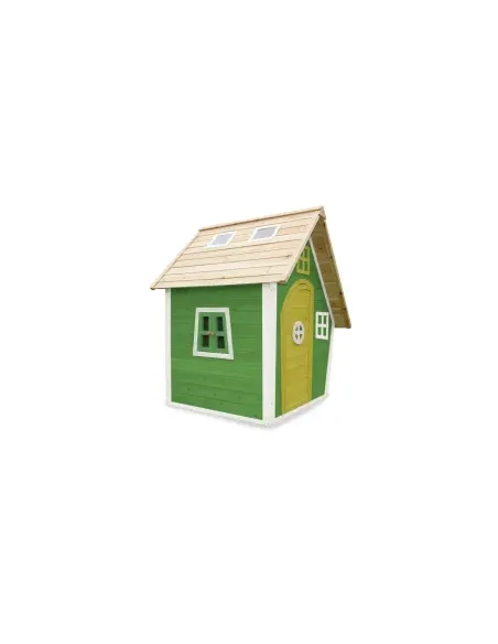 EXIT Casetta in legno "Fantasia 100"  - Verde Ingombro 128x108x171