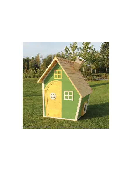 EXIT Casetta in legno "Fantasia 100"  - Verde Ingombro 128x108x171