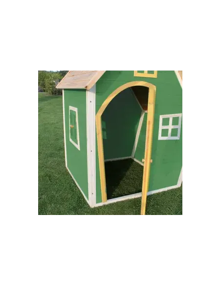 EXIT Casetta in legno "Fantasia 100"  - Verde Ingombro 128x108x171