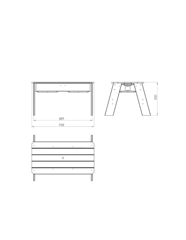 EXIT  Tavolo sabbia & acqua "Aksent" con...