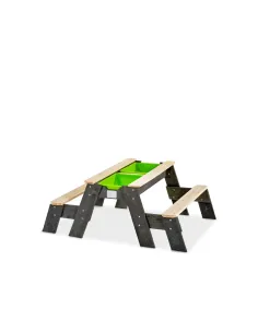 EXIT Tavolo  da pic-nic "Aksent"  sabbia & acqua (2 panche)